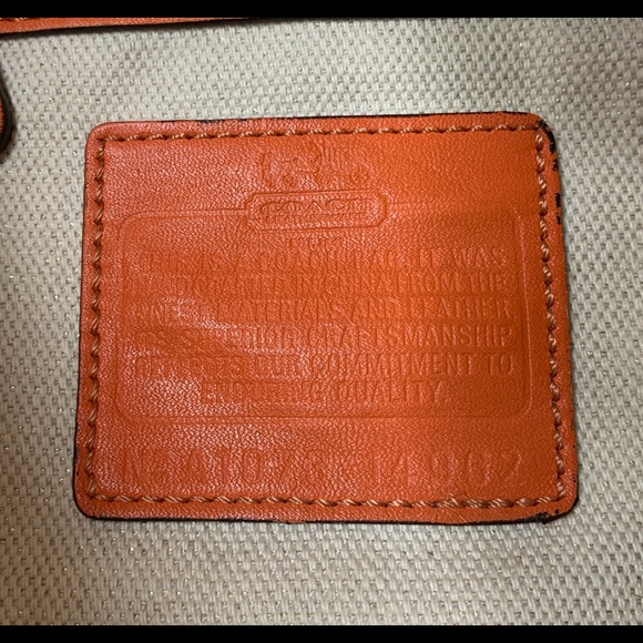 Coach Pierre Le Tan 14962 Beach Umbrella Canvas Tote Shoulder Bag Embellish Rare - Picture 10 of 11